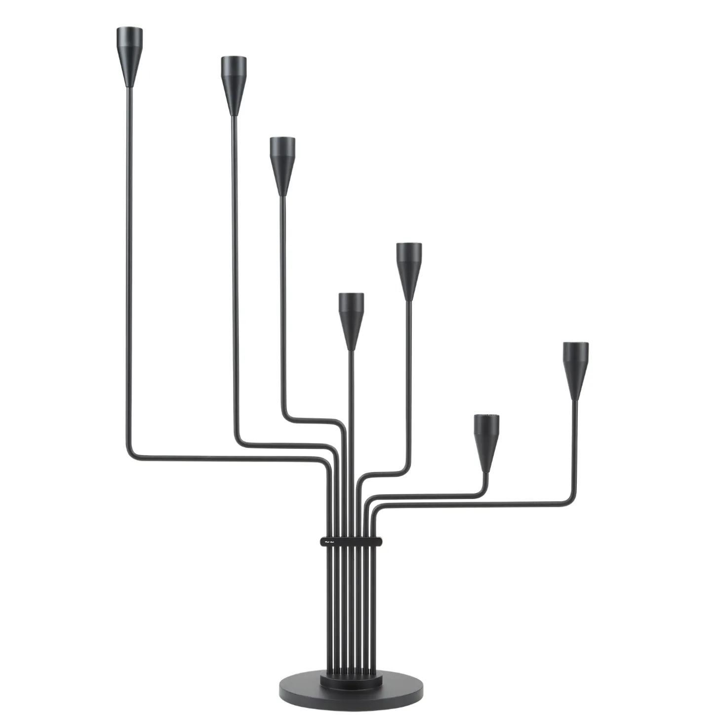 Piet Hein - Karlsvognen lysestage, H. 63 cm. - SORT
