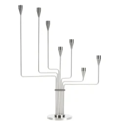 Piet Hein - Karlsvognen lysestage, H. 63 cm. Rustfrit stål