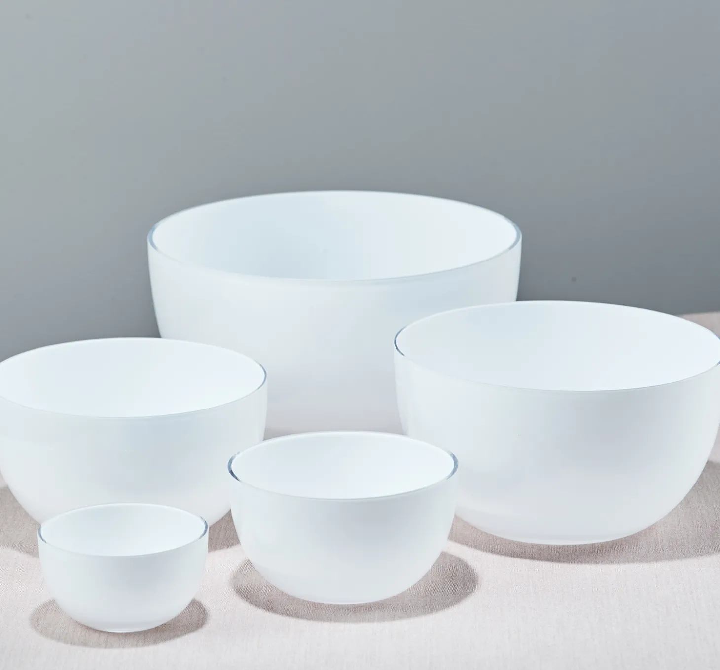 Piet Hein - Skål glas 21 cm - OPAL