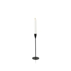 Piet Hein - SORT Lysestage Jupiter 29 cm