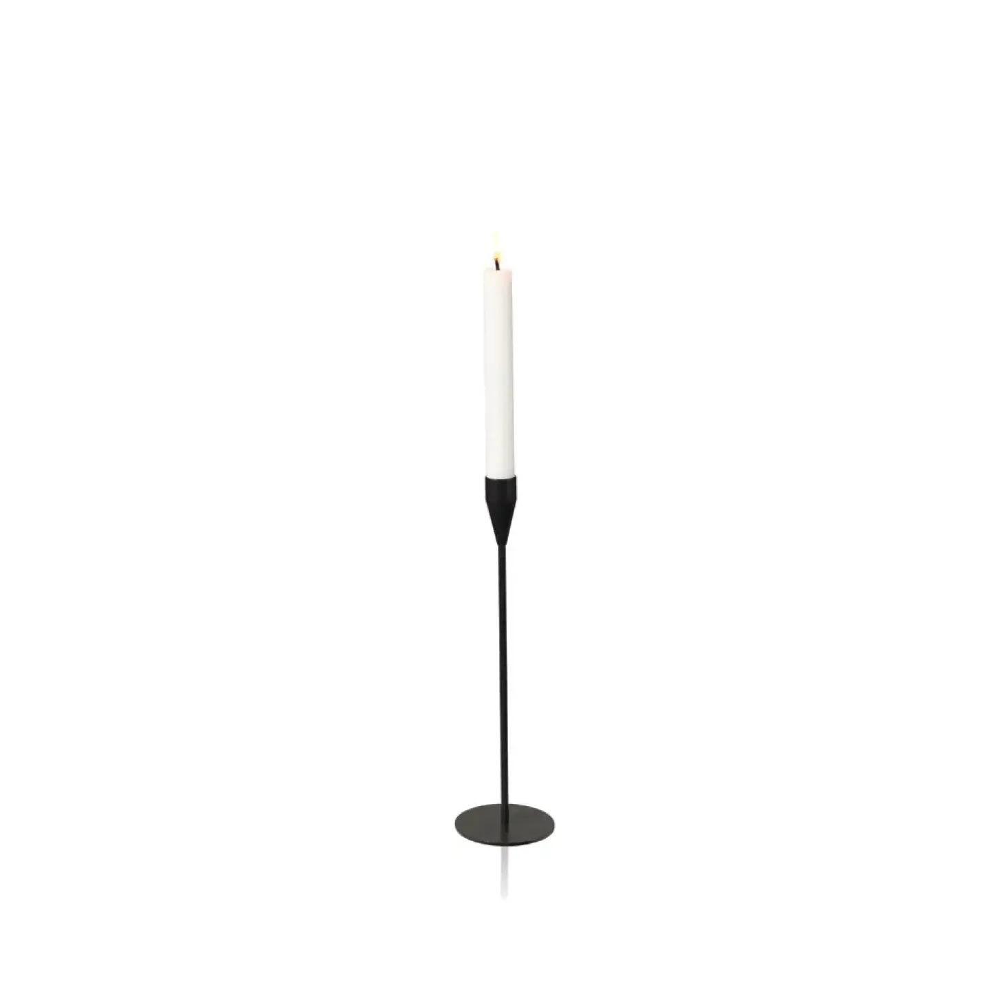 Piet Hein - SORT Lysestage Jupiter 29 cm