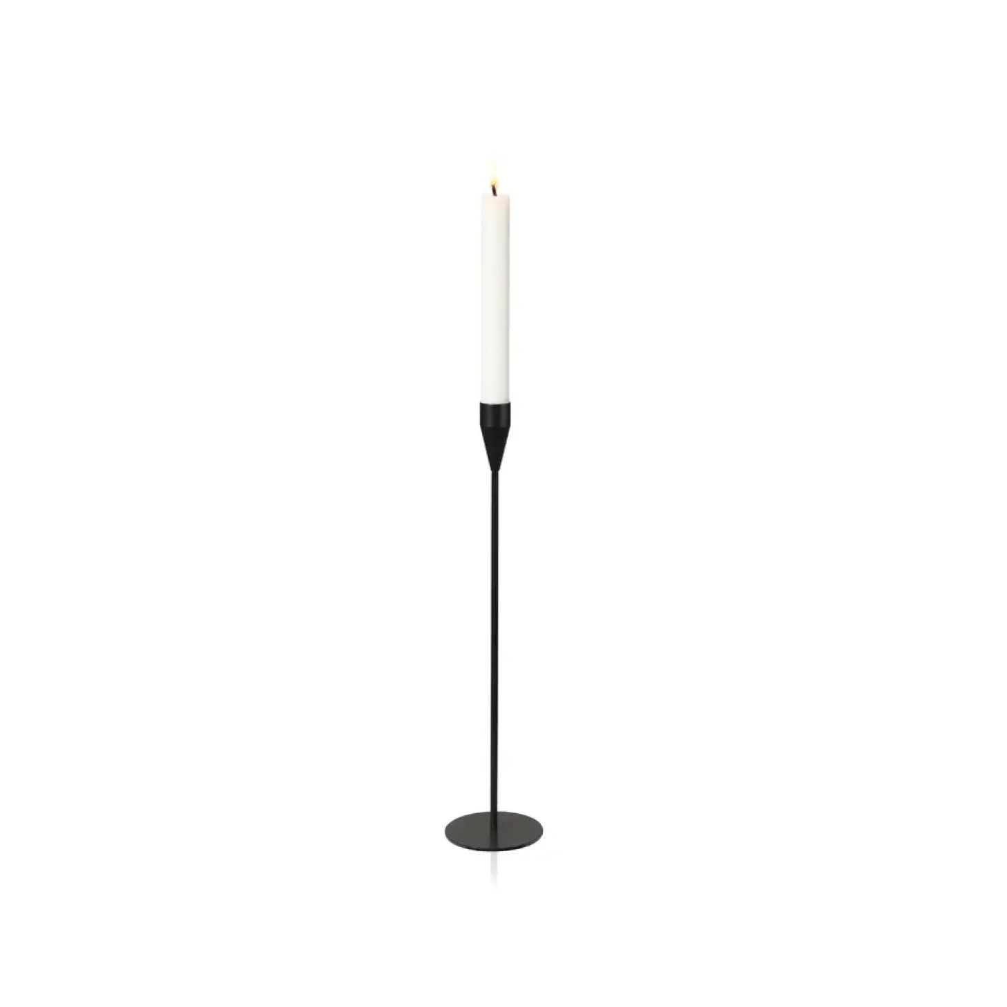 Piet Hein - SORT Lysestage Saturn 36 cm