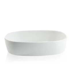 Piet Hein - Superellipsefad porcelain 27*35*7,5 cm - HVID HØJ