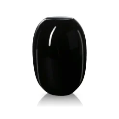 Piet Hein - Vase glas 30 cm - SORT-OPAL