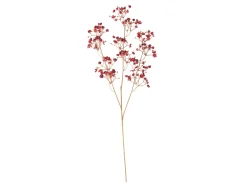 Present time - Artificial flower Babybreath red ochre