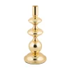 Present time - Candle holder Dazzle large gold plated