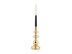 Present time - Candle holder Dazzle large gold plated
