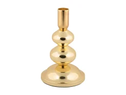 Present time - Candle holder Dazzle small gold plated