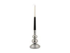 Present time - Candle holder Dazzle small chrome plated