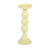 Present time - Candle holder Funky large soft yellow