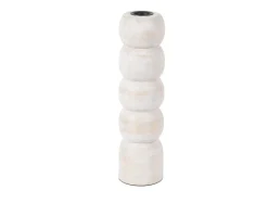 Present time - Candle holder Modelar Large mango wood white wash
