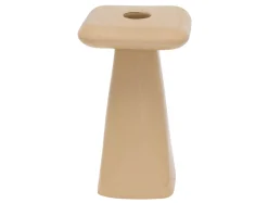 Present time - Candle holder Roca large soft brown