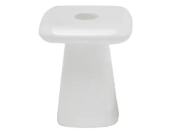 Present time - Candle holder Roca small white