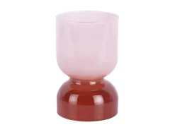 Present time - Candle holder Variado Colores soft pink w. red ochre