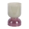 Present time - Candle holder Variado Colores grayed jade w. light mauve