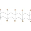 Present time - Coat rack Double Zig Zag white
