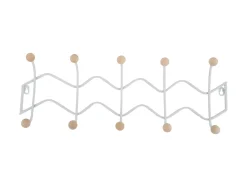 Present time - Coat rack Double Zig Zag white