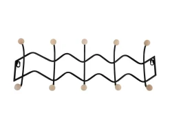Present time - Coat rack Double Zig Zag black
