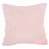 Present time - Cushion Honeycomb knitted cotton soft pink