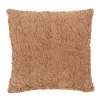 Present time - Cushion Tierno furry brown