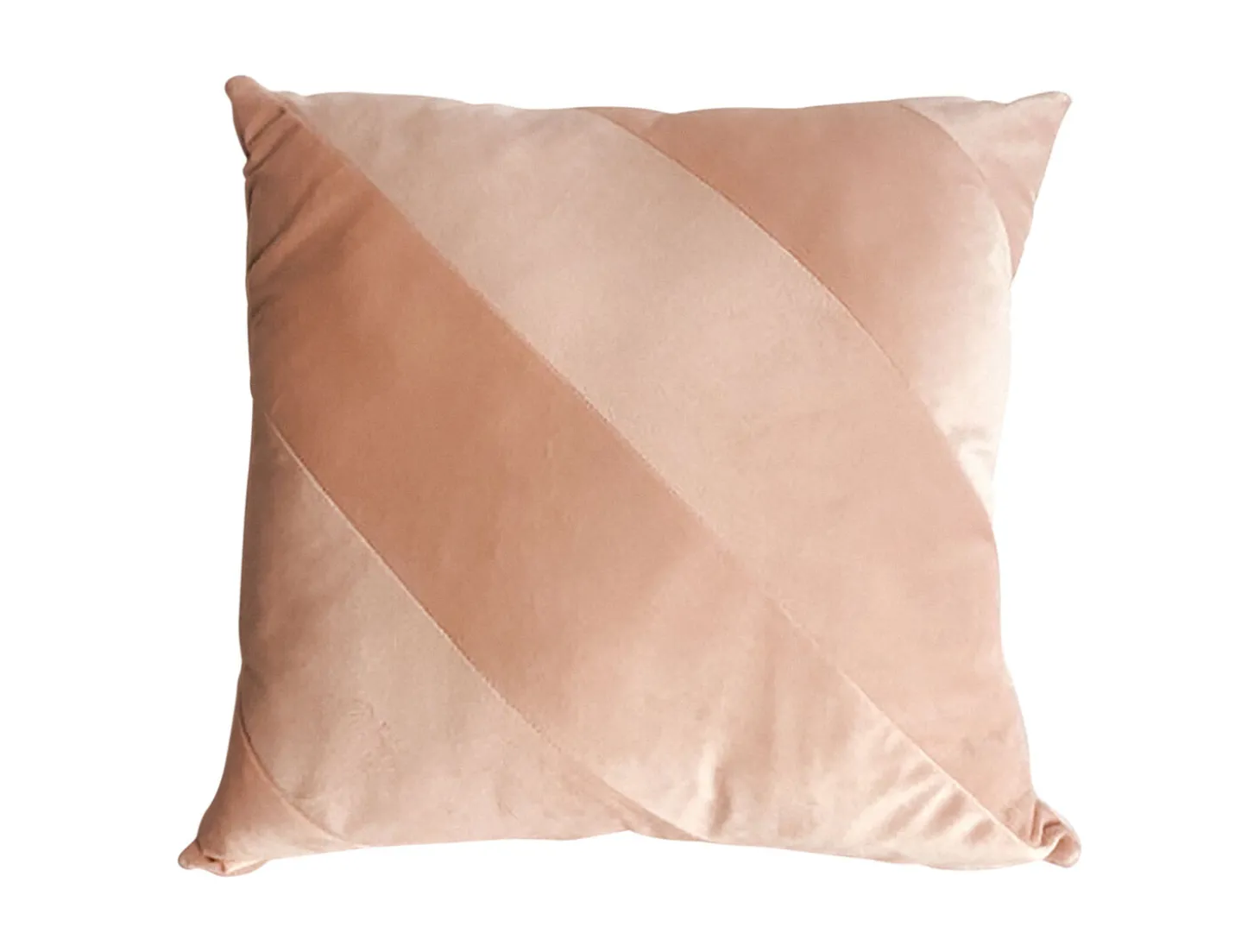Present time - Cushion Tono square peach orange