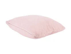 Present time - Cushion Zigzag knitted cotton soft pink