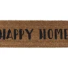 Present time - Doormat Happy Home black