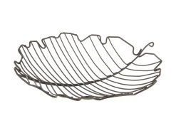 Present time - Fruit basket Leaf large iron black