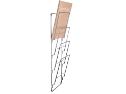 Present time - Magazine rack chrome steel wire