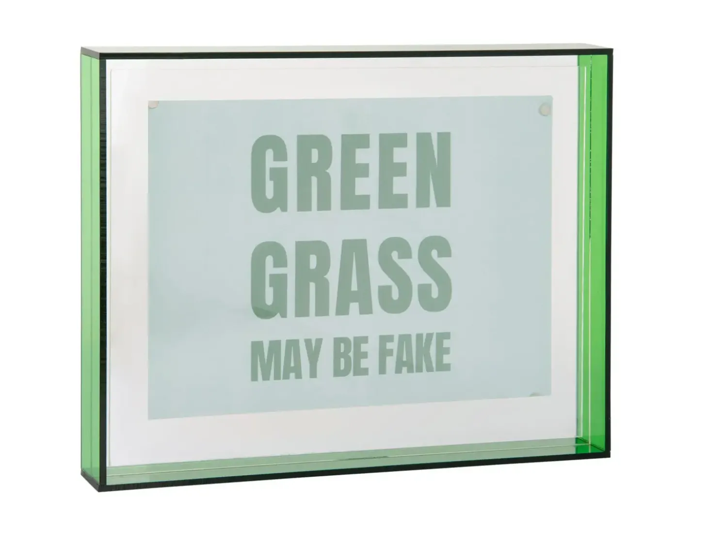 Present time - Photo frame Gayo Large acrylic dark green