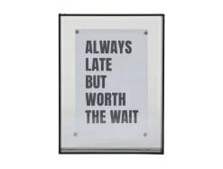 Present time - Photo frame Gayo Medium acrylic dark grey