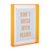 Present time - Photo frame Gayo Large acrylic bright orange