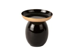 Present time - Pillar candle holder Mila small iron enamel black