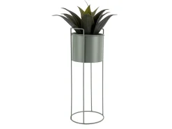 Present time - Plant pot set Essence round iron jungle green
