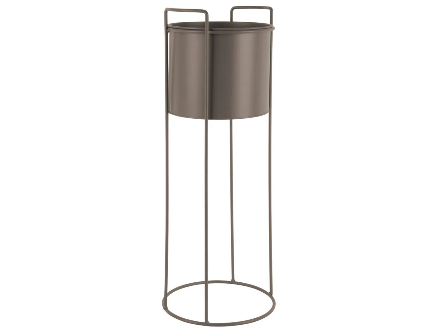 Present time - Plant pot set Essence round iron moss green