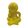 Present time - Statue Amigo Sitting large citrine yellow