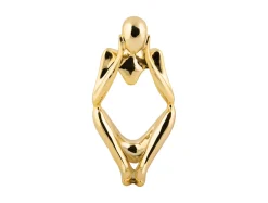 Present time - Statue Dreaming polyresin gold plated