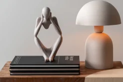 Present time - Statue Dreaming polyresin light grey