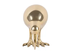 Present time - Statue Kiwi Bird metal gold plated