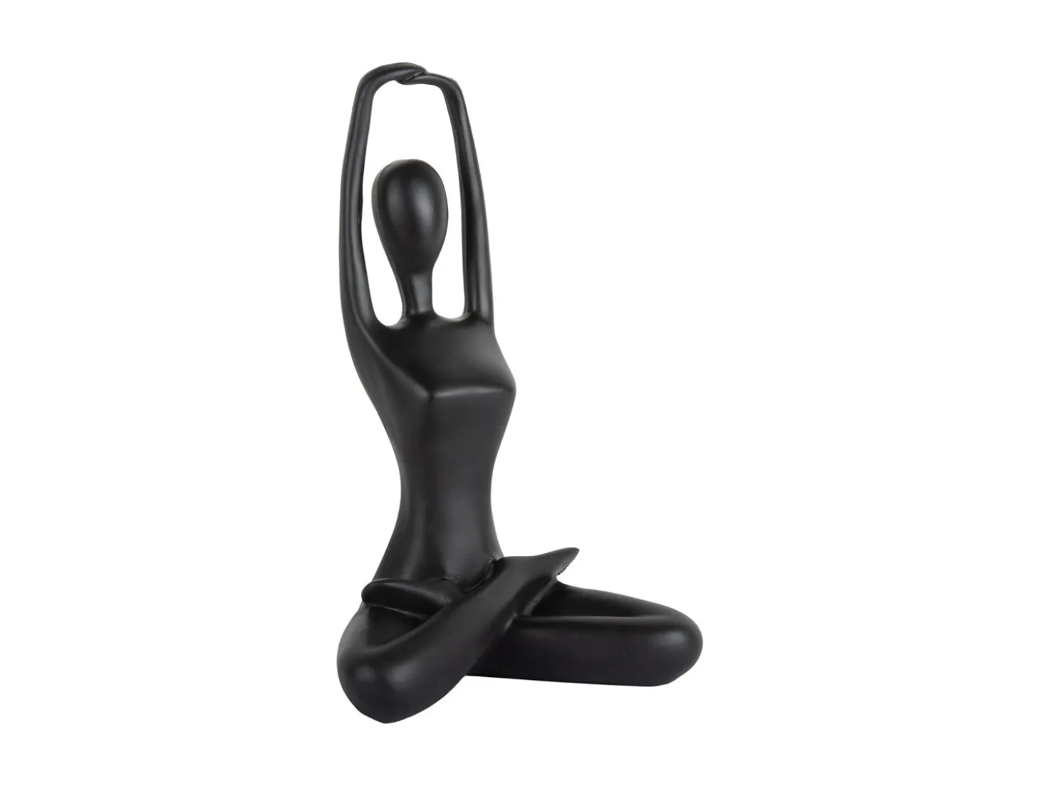 Present time - Statue Stretched Lotus black