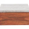 Present time - Storage box Acacia brown marble lid