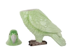 Present time - Storage jar Bird soft green
