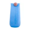 Present time - Vase Bolita glass large soft blue w. soft orange