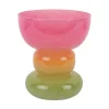 Present time - Vase Funky Vibes glass wide multi colour
