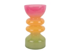Present time - Vase Funky Vibes glass large multi colour