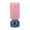 Present time - Vase Variado Colores medium faded pink w. dark blue