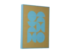Present time - Wall art Geo Abstracto citrine yellow