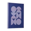 Present time - Wall art Geo Abstracto cobalt blue