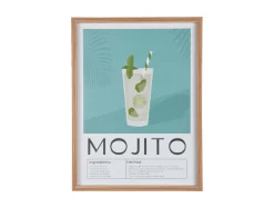 Present time - Wall art Mojito green