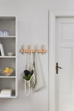 Roon & Rahn by We Do Wood - Reces Knagerække, Lys eg, 48 cm.